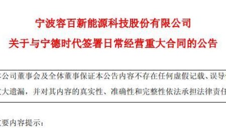 超1200億元！305萬噸！三元材料巨頭獲寧德時代磷酸鐵鋰大單！