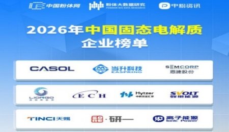 2026年中國固態電解質企業榜單